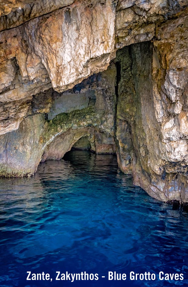 Zante Zakynthos - Blue Grotto Caves