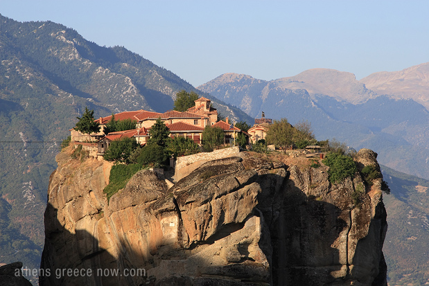 Meteora Monastery on mountain top