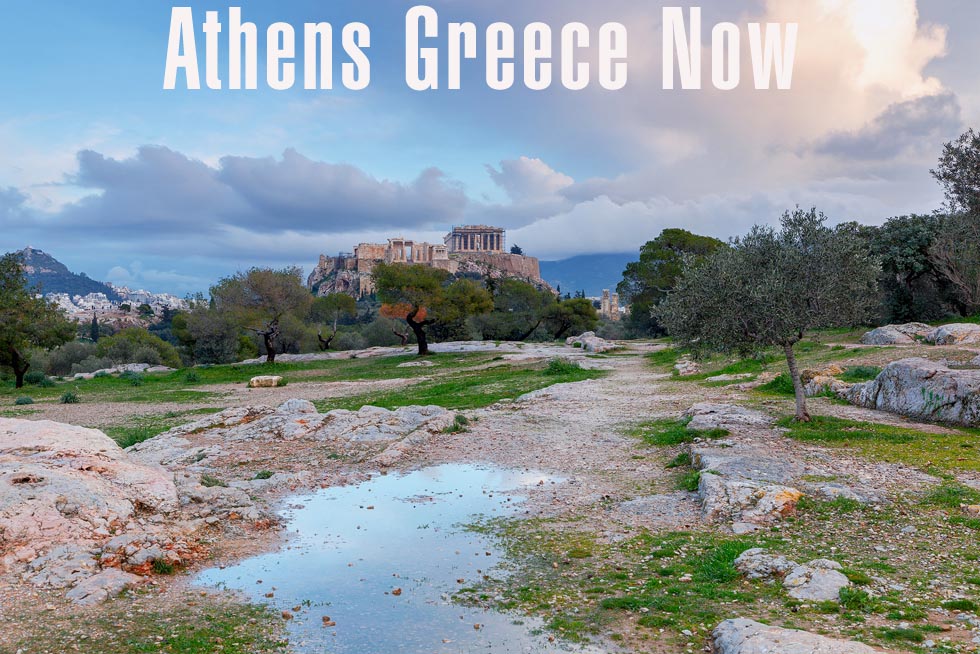 Parthenon - Acropolis after Rain - Athens Greece