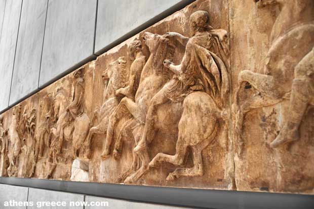 Parthenon frieze at the Acropolis 