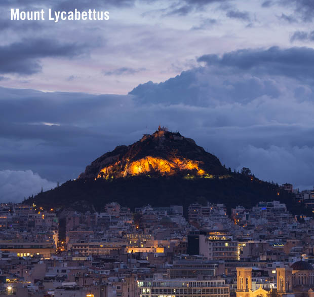 Lycabettus Hill in Athens