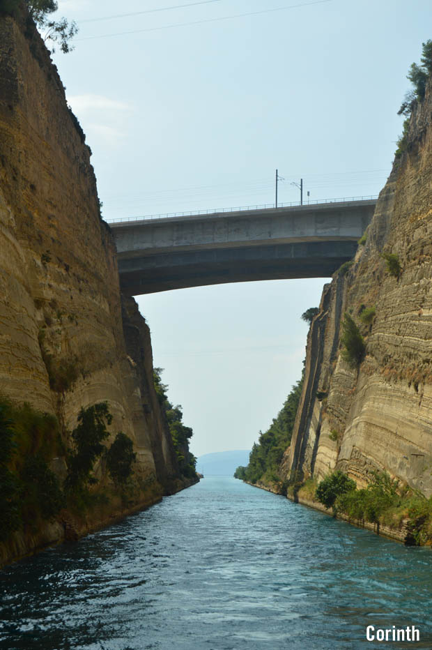 Corinth Canal in Greece