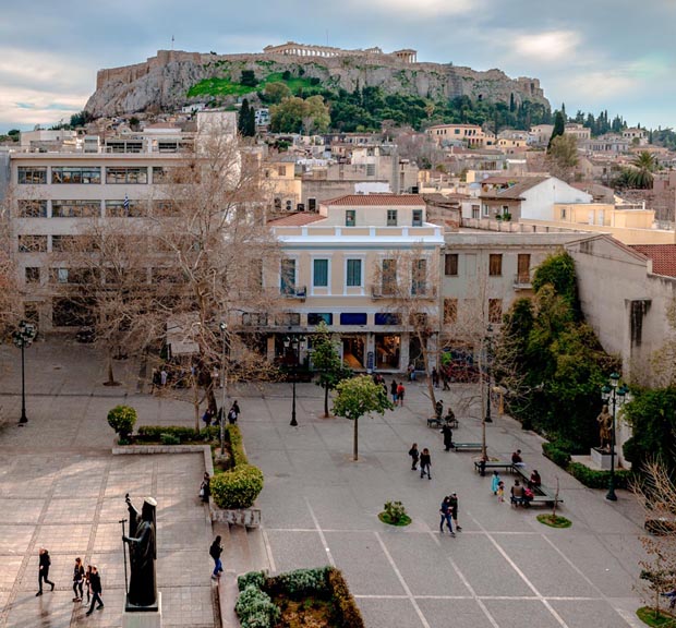 The Acropolis and Monastiraki in Athens