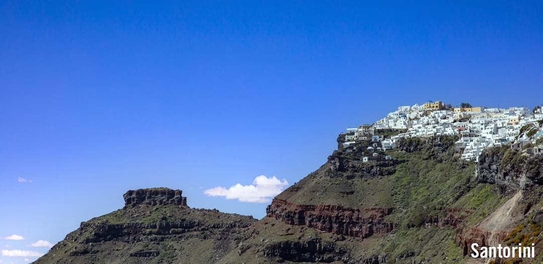 Santorini Fira Caldera