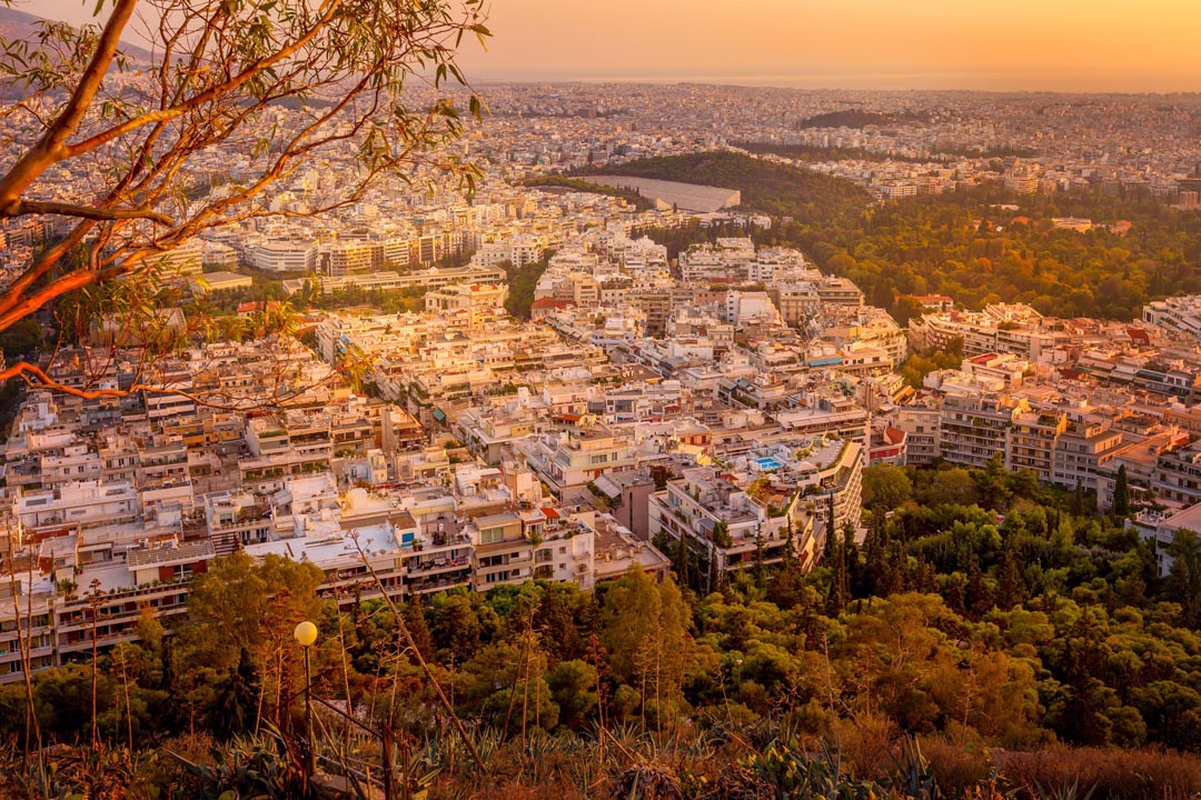 The Panathenaic stadium in Athens Greece