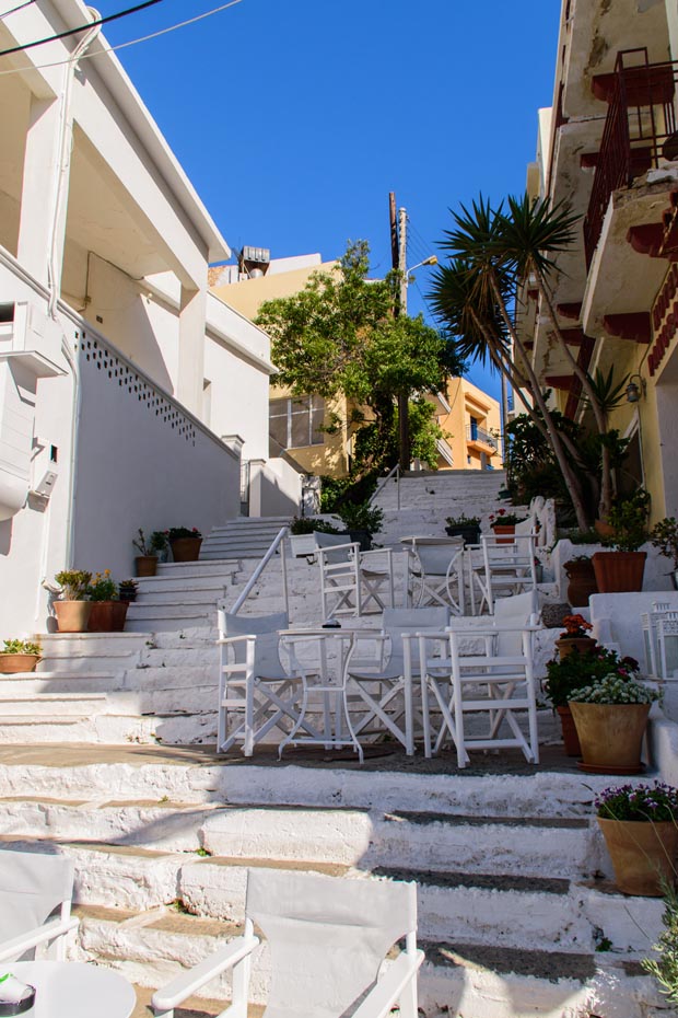 White washed steps in Greece White washed steps in Greece