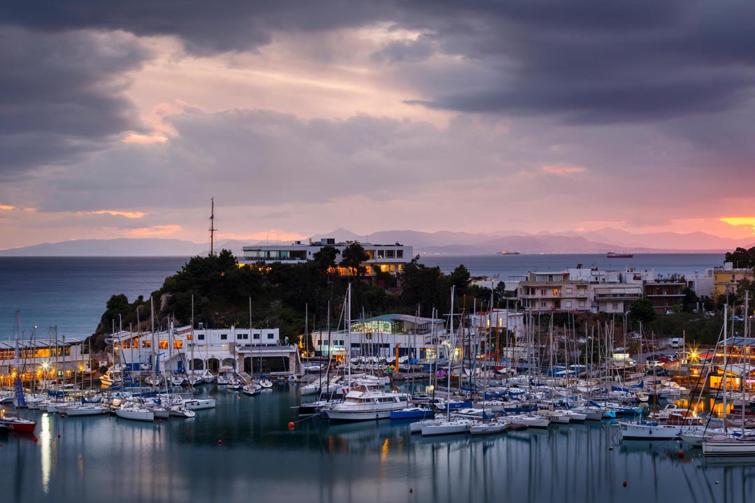 Mikrolimano Marina near Athens Greece