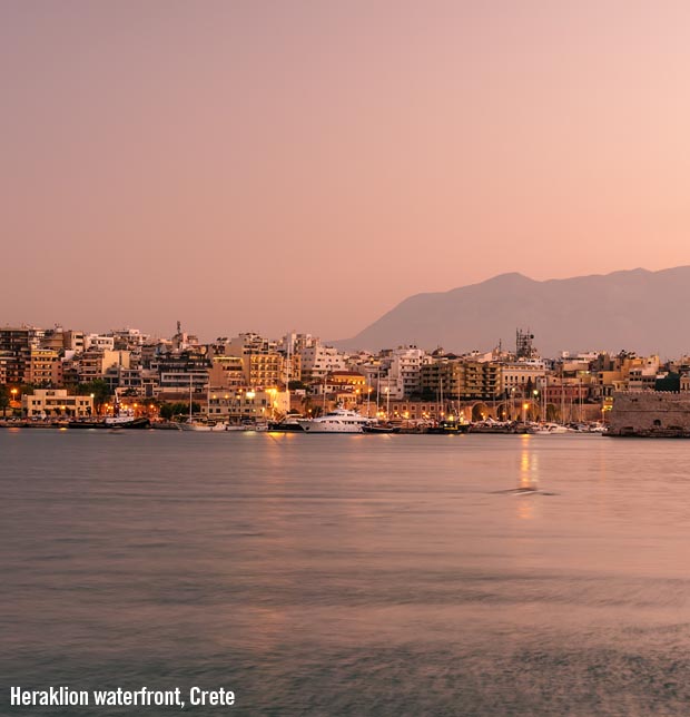 Click image to expand and enlarge the photo of Heraklion waterfront Heraklion waterfront
