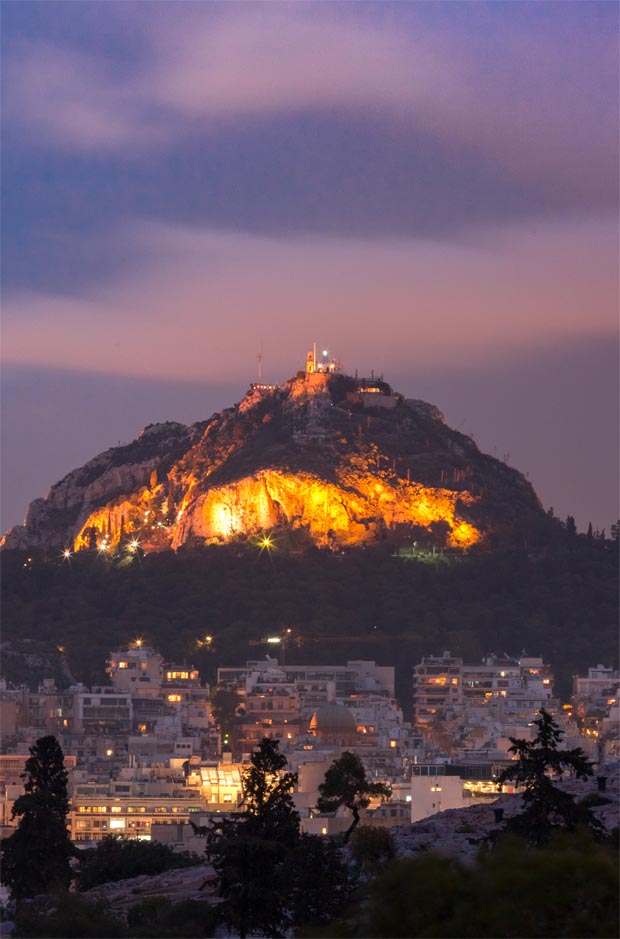 Lycabettus at Night