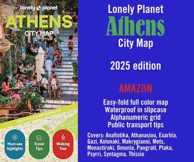 Athens City map Lonely Planet Amazon Athens City map Lonely Planet Amazon