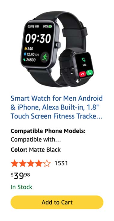 Smart Watch for Men